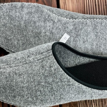 Pánske papuče teplé šedé 45
