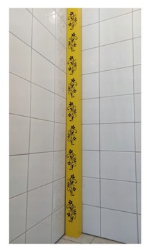 Ażurowa profil maskujący rury 7x10x254