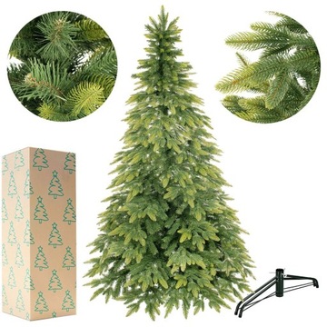 РОЖДЕСТВЕНСКАЯ ЕЛЬ ДЕЛЮКС, НАТУРАЛЬНАЯ ЕЛЬ ПЭ, 180см, КРАСИВАЯ