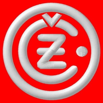 Naszywka dla fanów CZ Cezet logo haftowana z termofolią 125 175 250 350