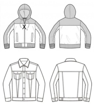 38 ПАЛЬТО С ДЕТСКОЙ ВСТАВКОЙ xko