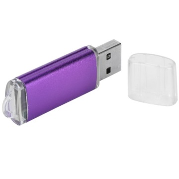 USB-накопитель в прозрачном корпусе фиолетовый портативная память 8 ГБ