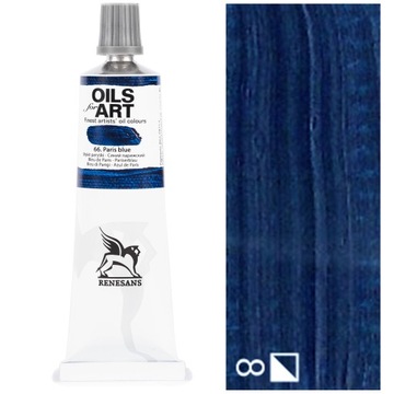 Farba Olejna OILS FOR ART artystyczne Renesans blue 60ml 66 BŁĘKIT PARYSKI