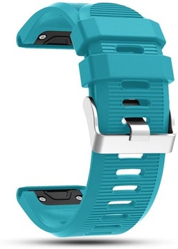 BŁĘKITNY Silikonowy Pasek Garmin FENIX 6X Sapphire