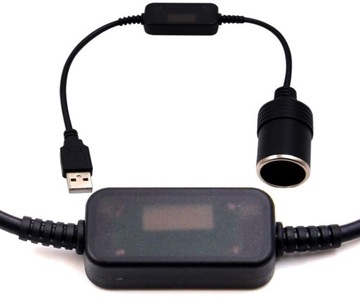 АДАПТЕР-ПРЕОБРАЗОВАТЕЛЬ USB ПРИЖИГАЛКА 12 В АВТО