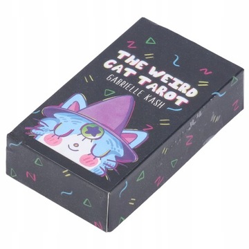 КЛАССИЧЕСКИЙ НАБОР ИЗ 78 КАРТ ТАРО WEIRD CAT TAROT