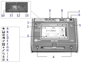 Многофункциональный измеритель параметров электроустановки SONEL MPI-540 Start