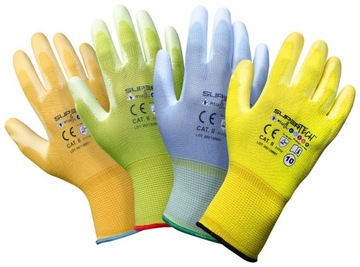 Rękawice ochronne SUPER TECH MULTICOLOR 8 - M
