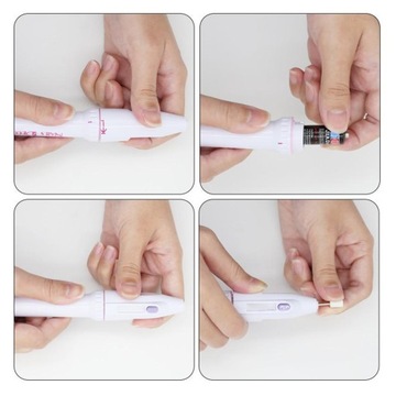 МИНИ-АККУМУЛЯТОРНЫЙ СТАНОК ДЛЯ ФРЕЗИРОВАНИЯ НОГТЕЙ + НАБОР ФРЕЗОВ