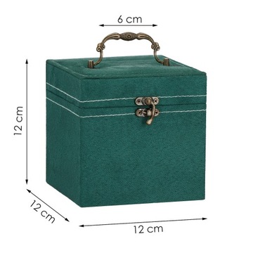 Коробка организаторов коробки для ювелирных изделий элегантный багажник для женщин