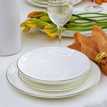 Villa Italia Boston Gold Набор тарелок на 6 человек