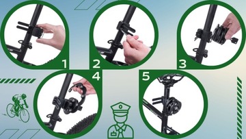 ВЕЛОСИПЕДНЫЙ ЗАМОК СКЛАДНОЙ U-LOCK