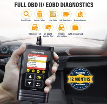Универсальный считыватель автомобильных кодов OBD2/EOBD