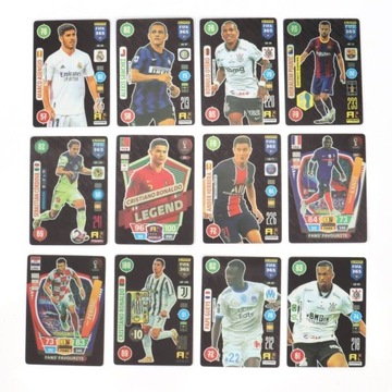 KARTY PIŁKARSKIE KOLEKCJONERSKIE FIFA CZARNE 55 SZTUK PIŁKARZE PIŁKA NOŻNA