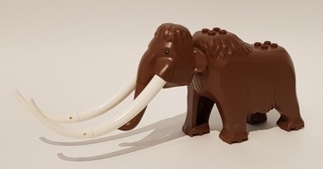 Lego Woolly Mammoth with White Tusks, mammoth01, 60195
