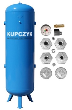 VEC00370 Zbiornik SPRĘŻONEGO powietrza 500 Litrów pionowy KUPCZYK + OSPRZĘT