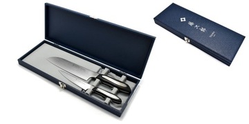 Komplet noży Tojiro Flash - Santoku, Petty knife