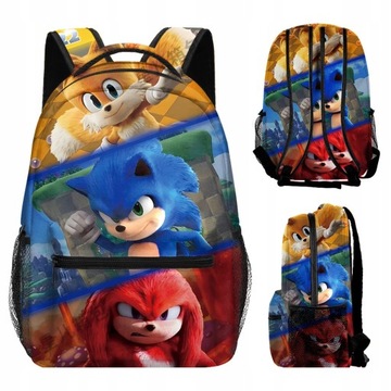 Sonic The Hedgehog School Bag Backpack Tornister