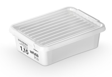 POJEMNIK PUDEŁKO NA ŻYWNOŚĆ Z POKRYWĄ 1,15 l