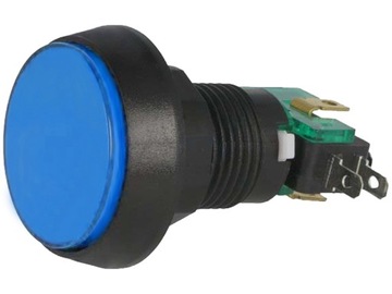 Przełącznik przyciskany 1-poz; VAQ-9-10-12V-B LED