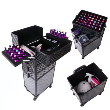 Косметичка SIlcare XXXL Чемодан 4в1 на поворотных колесах Diamond