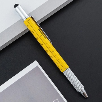 SIX IN ONE Multifunction Functions Screwdriver Luxury Metal Ballpoint