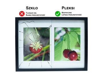 3D глубокая фоторамка 23х23 квадрат дуб