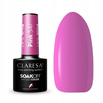 Claresa Lakier hybrydowy PINK 547 -5g
