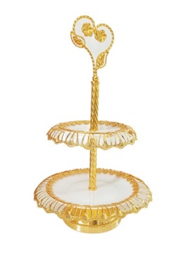 Patera DWUPOZIOMOWA GOLD X082