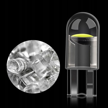 ŻARÓWKA LED W5W T10 XSTORM 360° KRYSTALICZNA COB