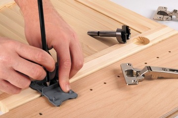 WOLFCRAFT Сверло для петель 35 + шаблон 8728000