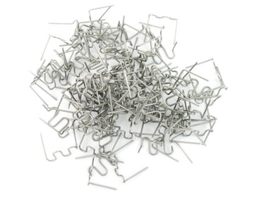 Zszywki do plastiku RS28C 100 sztuk płaskie Mała fala 0,8 mm Przycięte