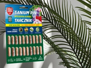 SANIUM PIN 2 в 1 Палочки для борьбы с вредителями 20 шт + фунгицид 15 мл