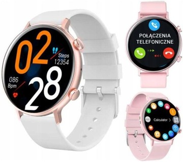ZEGAREK SMARTWATCH RUBICON RNCE98 ROZMOWY RÓŻOWY