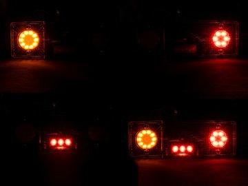 Светодиодный задний фонарь 12В 24В левый для C-360