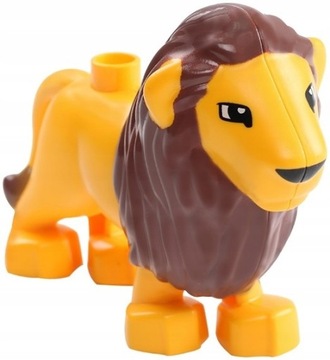 FIGURKA LEW LION ZWIERZĄTKO DO LEGO DUPLO