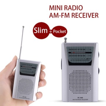 МАЛЕНЬКАЯ ПОРТАТИВНАЯ КАРМАННАЯ РАДИО, НА БАТАРЕЯХ, AM FM