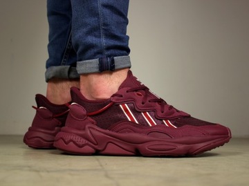 buty męskie Adidas Ozweego BORDOWE sportowe UNIKAT sneakersy WYGODNE