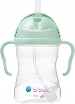 B.Box Bidon ze słomką 240ml Pistachio
