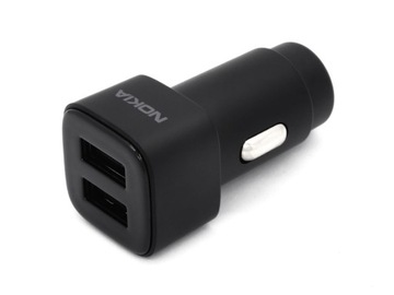 ОРИГИНАЛЬНОЕ АВТОМОБИЛЬНОЕ ЗАРЯДНОЕ УСТРОЙСТВО NOKIA 130 105 LUMIA 640 650 2xUSB STRONG