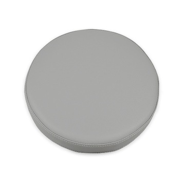 Подушка на сиденье детская из экокожи, круглая, диаметр 30 см.