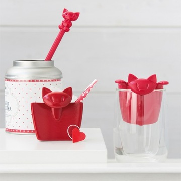 КОНТЕЙНЕР для ПЕЧЕНЬЯ, ЧАЙНОГО ПАКЕТИКА и КРУЖКИ черный Mimmi Koziol