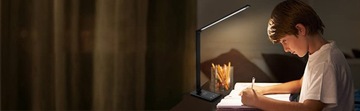 ЧЕРНАЯ СВЕТОДИОДНАЯ НАСТОЛЬНАЯ ЛАМПА ТАЙМЕР 60LED С ИНДУКТИВНОЙ ЗАРЯДКОЙ