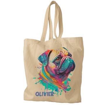 СУМКА ДЛЯ СОБАКИ PUGG ПОДАРОК ​​С ИНДИВИДУАЛЬНЫМ ИМЕНЕМ