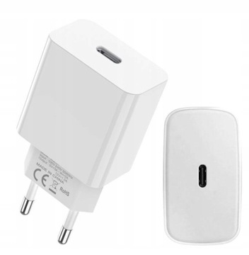 SZYBKA ŁADOWARKA USB-C 25W KOSTKA SIECIOWA MOCNA