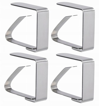 СТАЛЬНЫЕ ЗАЖИМЫ, ЗАЖИМЫ, РУЧКИ, ПРЯЖКИ, ЗАЖИМЫ НАСТОЛЬНОЙ МУФТЫ, 4 шт.