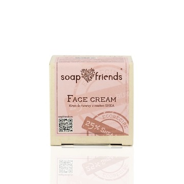 Odżywczy krem do twarzy z masłem shea 50 ml Soap&Friends