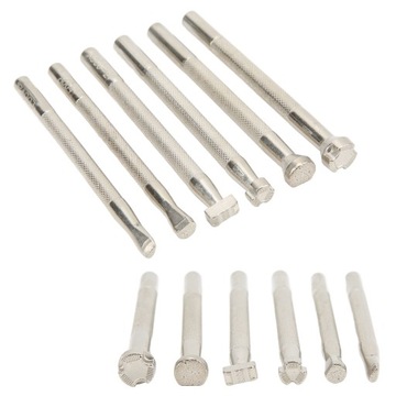 6 szt. Narzędzia do tłoczenia skóry Zestaw narzędzi rzemieślniczych 9A