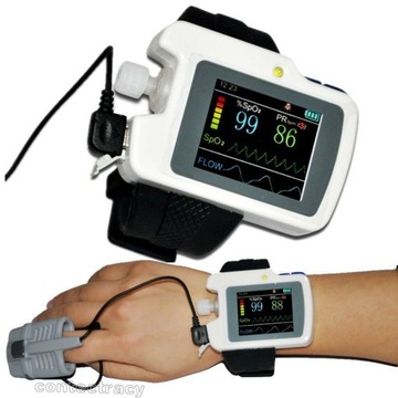 CMS-RS01 Monitor snu oddechowego Spo2, tętno