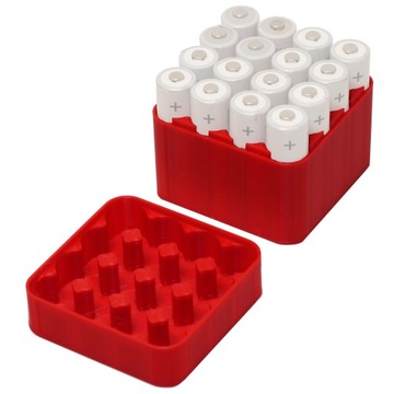 Pojemnik Organizer na 16 baterii AA eko Box na R6